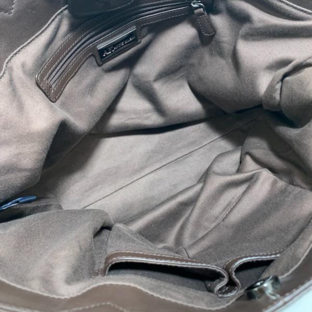 Anne Klein Leather Patchwork Bag, Euc - image 8